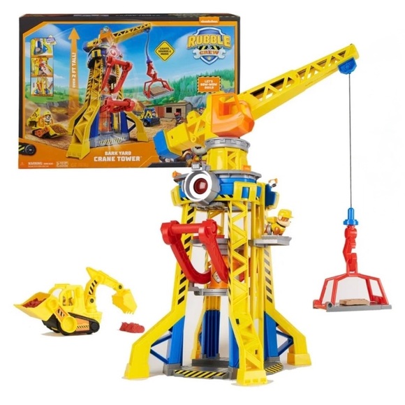 Paw Patrol Rubble and Crew! Crane construction set. New!